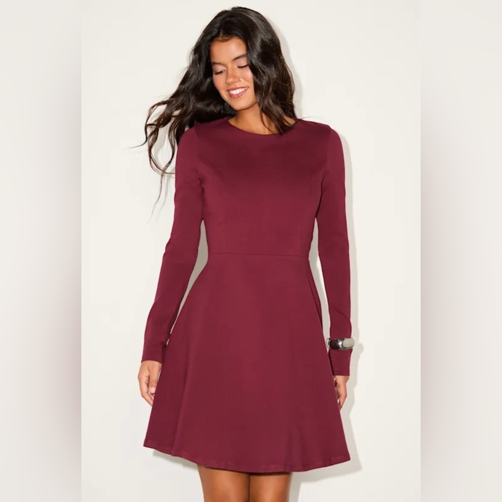 Lulus Forever Chic Ponte Long Sleeved Dress Size XL NWT